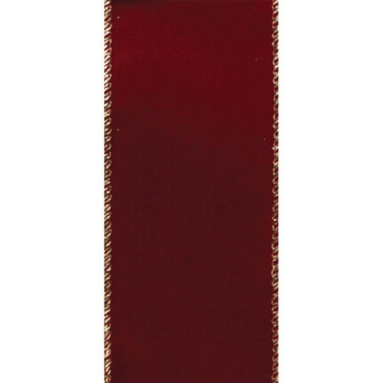 #40 DWI velvet value burg w/gold edge 50yrds