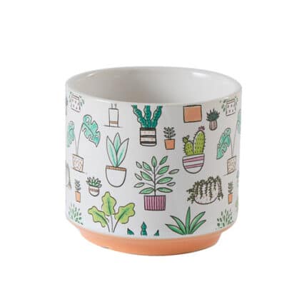 Plant Icon Pot 4.75"x4.5"