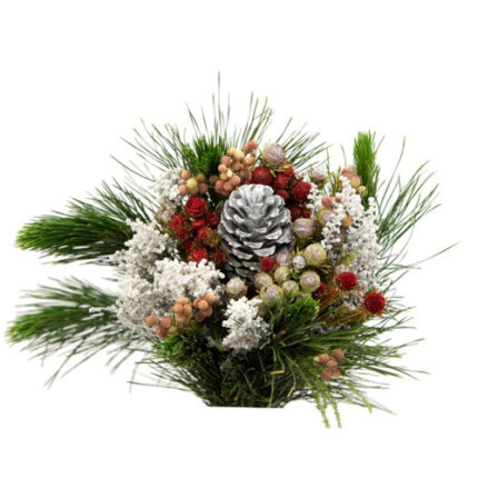 Bouquet Cape Christmas Silver