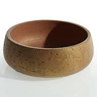 MECCA BOWL 9.5"x3.5" GOLD EA