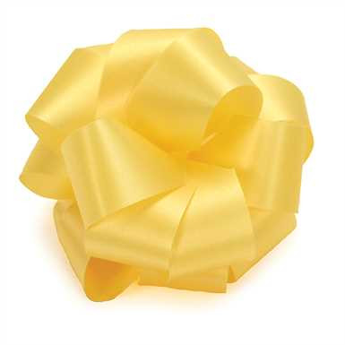 #40 SATIN ribbon YELLOW 50yrds