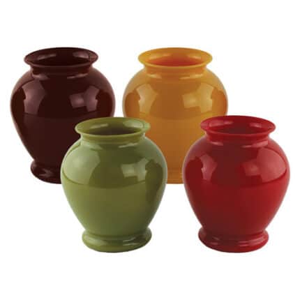 Pl Ginger Vase Safari Asst 6 1/4" 24cs #27