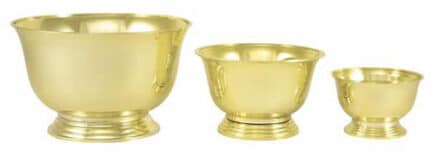 Revere Bowl Gold 2 3/4"H, 4"D 72cs #381